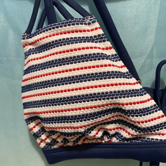 NWOT Xhilaration Patriotic bikini top SZ LG - Picture 2 of 7